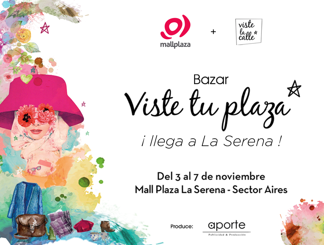 Hasta el 7 de noviembre: Bazar VisteTuPlaza en La Serena