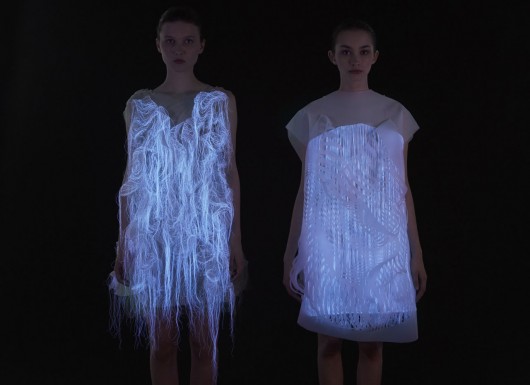 Diseño, textil y tecnología: Los lúdicos vestidos de Ying Gao