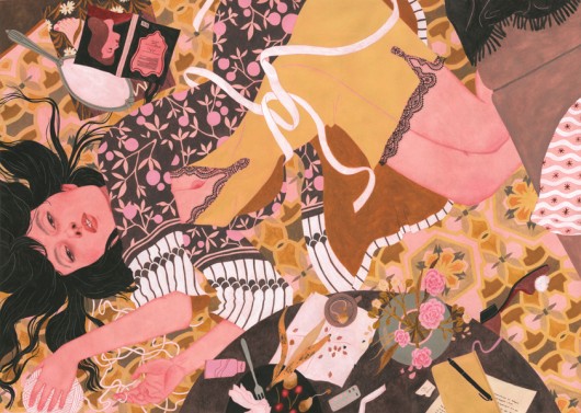 Las ilustraciones de Rikka Sormunen: un cruce entre la indumentaria, lo simbólico y femenino