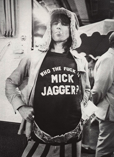 Who the fuck is Mick Jagger: La polera más famosa del rock