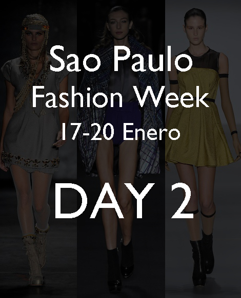 Sao Paulo Fashion Week: María Bonita, Reinaldo Lourenço, María García, Alexandre Herchcovitch, Cori, Forum Tufi Duek y Samuel Cirnansck.