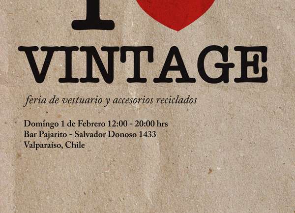 Venta “I Love Vintage” Valparaíso