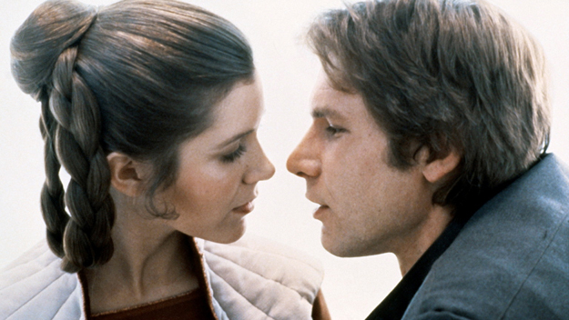 Una pareja inesperada en imágenes: Carrie Fisher & Harrison Ford