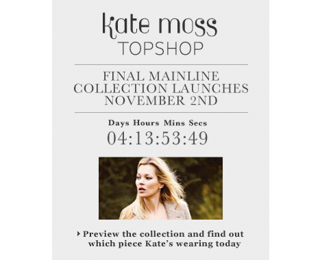 Kate Moss para Topshop: la colección