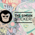 The Simian Sticker – Decoración