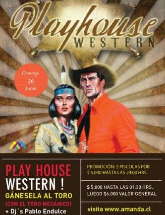 Domingo 26: Playhouse Western