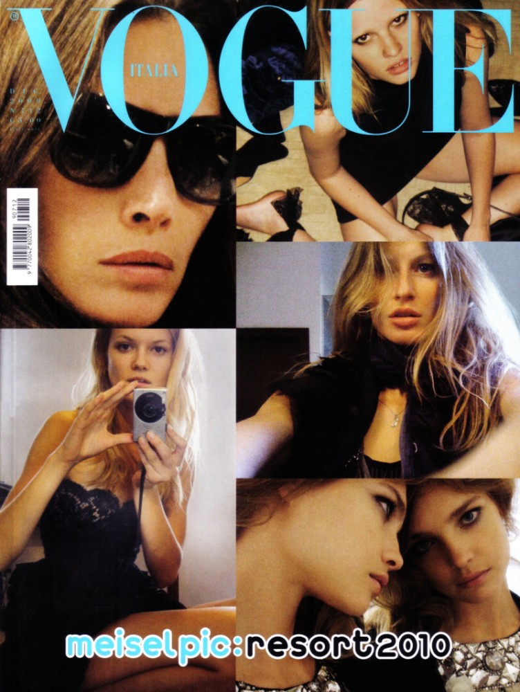 Vogue Italia inspirada en Twitter