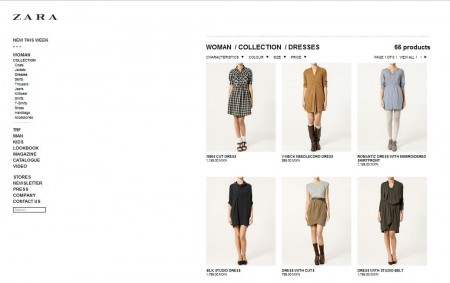 Zara store online