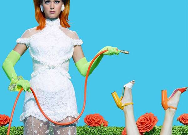La campaña de Katy Perry Footwear por Miles Aldridge
