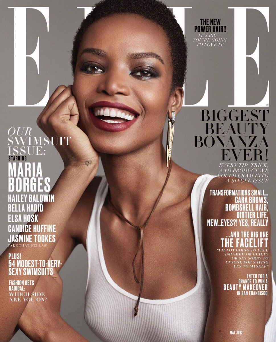 Maria Borges, la primera modelo africana en aparecer en la portada de Elle en el siglo XXI