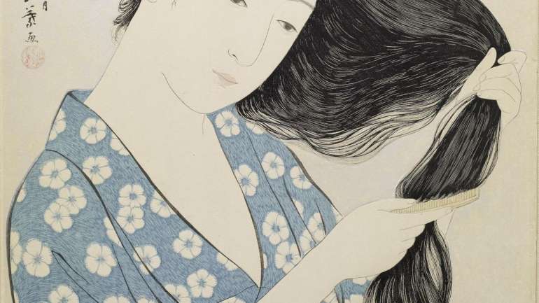 Postales femeninas del Japón tradicional: Hashiguchi Goyo