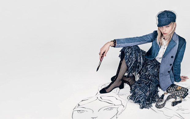 La nueva campaña de Dior protagonizada por Sasha Pivovarova