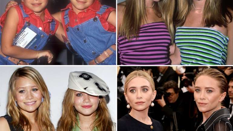 La evolución de las gemelas Mary Kate y Ashley Olsen