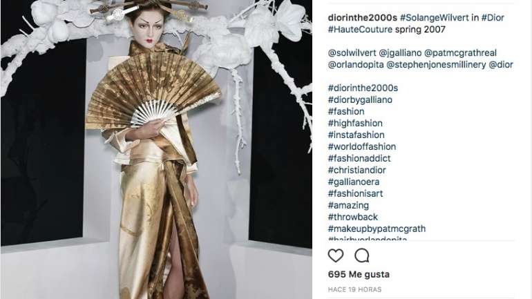@diorinthe2000s, la cuenta chilena de Instagram que documenta la era Galliano en Dior
