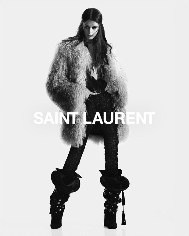Kaia Gerber sigue su ascenso: Ahora es rostro de Saint Laurent