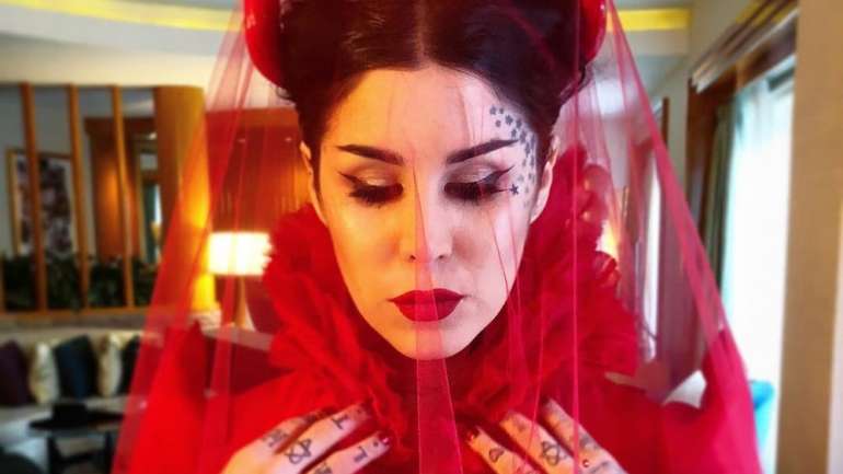 En vida y muerte: La boda entre Kat Von D y Leafar Seyer