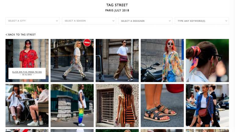 Conozcan a Tagwalk, el Google de las pasarelas de moda