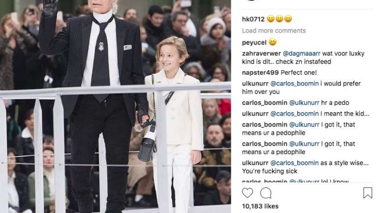 Hudson Kroenig, el pequeño “muso” de Karl Lagerfeld y su cuenta de Instagram