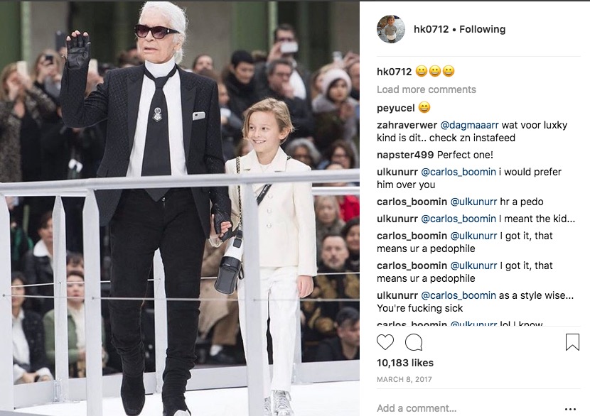 Hudson Kroenig, el pequeño “muso” de Karl Lagerfeld y su cuenta de Instagram