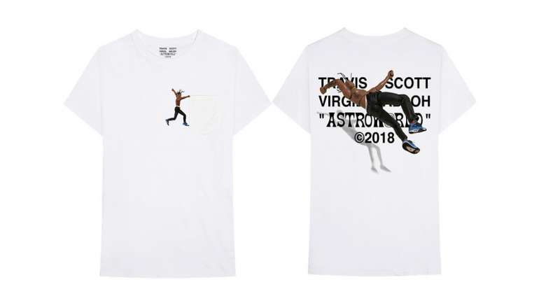 La merch de edición limitada de Travis Scott diseñada por Virgil Abloh