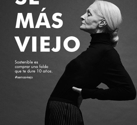 ‘Sé más viejo’, la campaña de Adolfo Domínguez contra la moda desechable