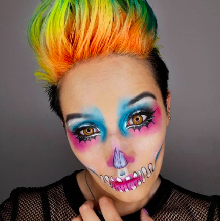 Maquillajes de Halloween realizados por beauty bloggers chilenas