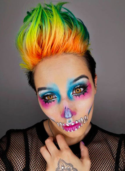 Maquillajes de Halloween realizados por beauty bloggers chilenas