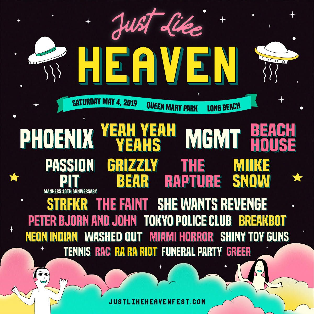 Just Like Heaven, el festival musical que reúne a los músicos de la década del 2000