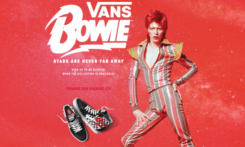¿Cómo es la colección de Vans x David Bowie?