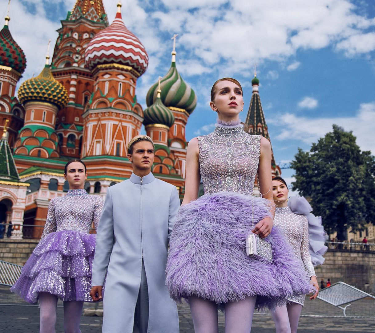 La colección del diseñador Michael Cinco en Moscú
