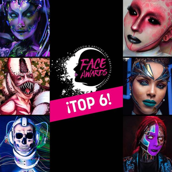 Los seis finalista de la tercer edición de los NYX Face Awards Chile