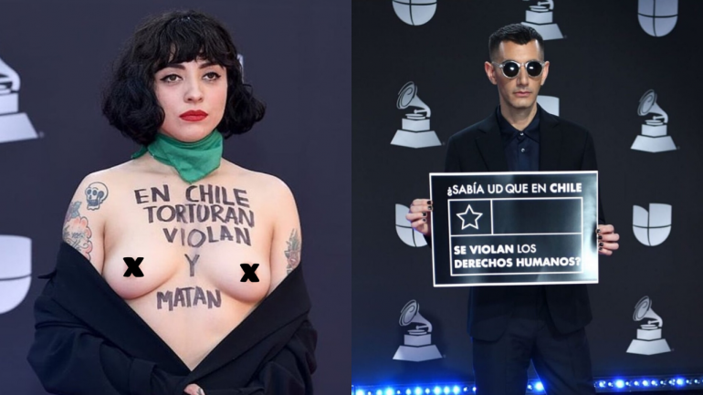 Latin Grammys 2019, el evento en el que artistas nacionales entregaron un potente mensaje en relación a la crisis chilena