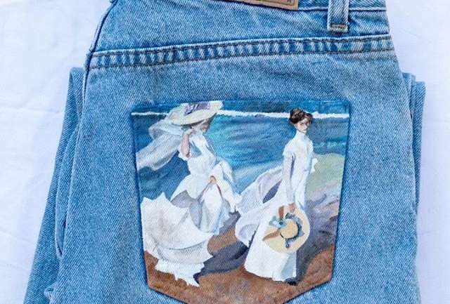 @kesslerramirezart y sus jeans llenos de arte