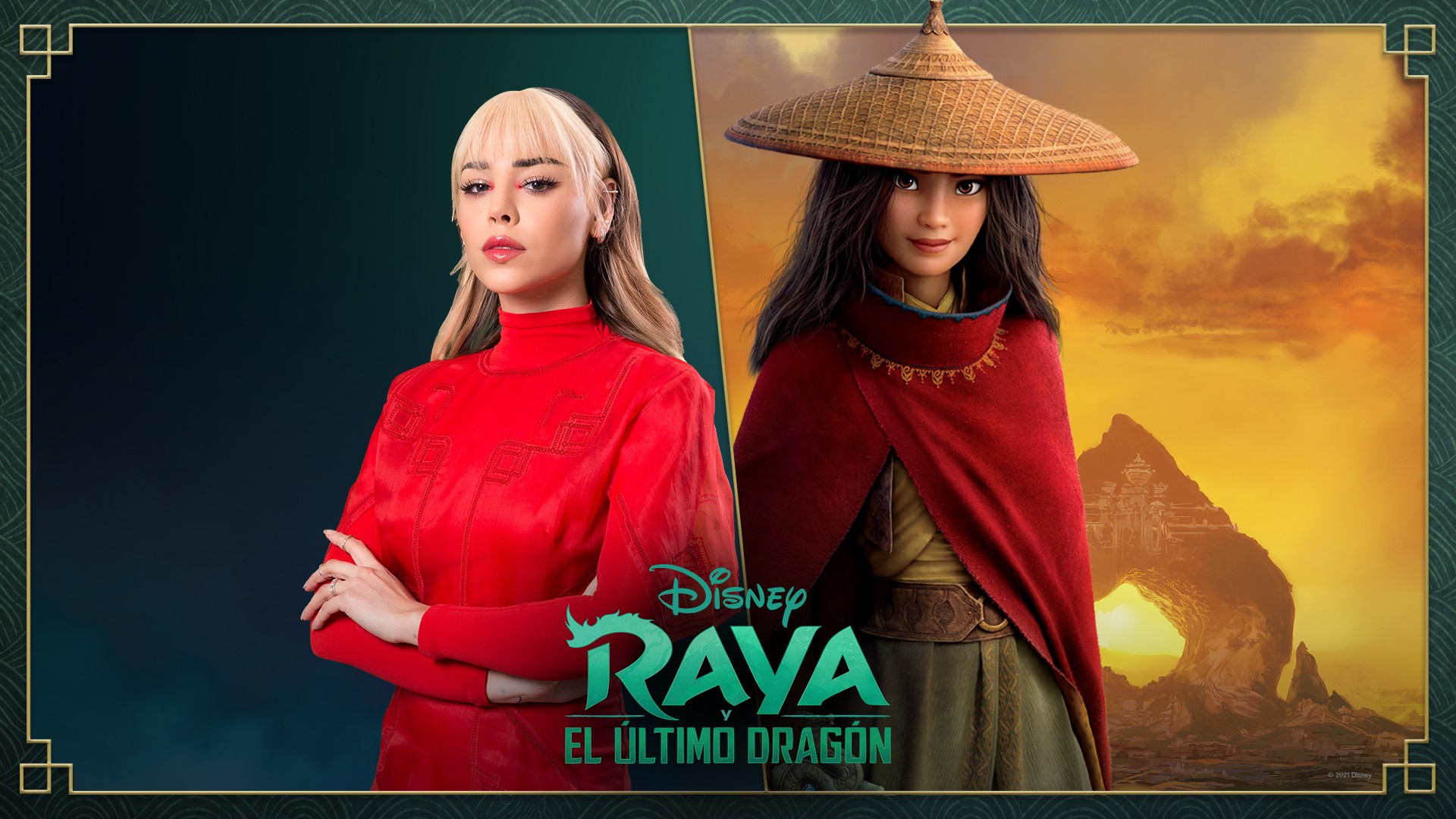 Danna Paola será la voz de la protagonista de “Raya y el último dragón”,  la nueva película de Disney