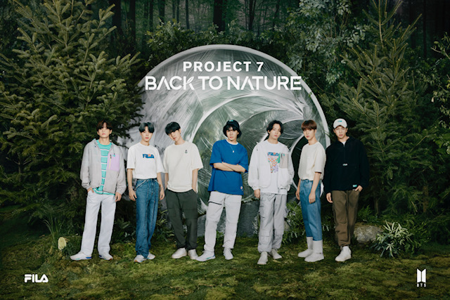 Project 7: Back to Nature, una colaboración entre BTS y Fila
