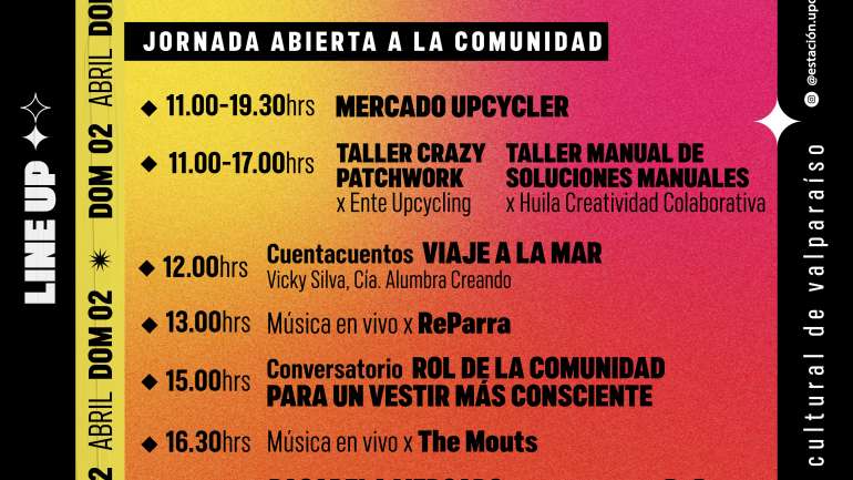 Datos: este fin de semana llega a Valparaíso la tercera edición del Festival Estación Upcycling