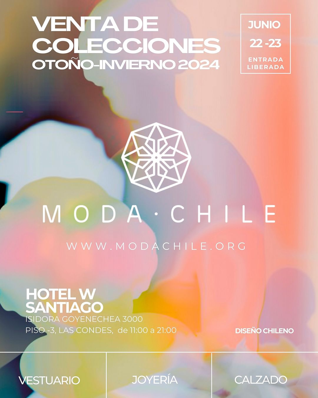 Panorama para el fin de semana: Venta de colecciones O/I 2024 de diseñadores chilenos